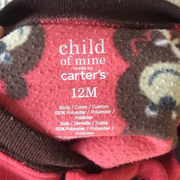 Baby winter hat and footed pajamas - Picture 5 of 6